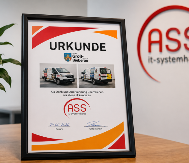 ASS Urkunde Bürgerbus